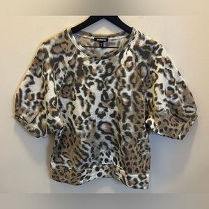 NWT Express Animal Print Pullover